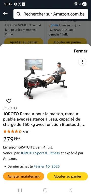 Rameur Professionnel, Enlèvement, Neuf, Rameur