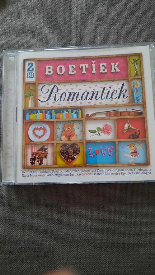 2cd: Boetiek Romantiek (verzending inbegrepen), CD & DVD, CD | Compilations, Comme neuf, Autres genres, Enlèvement ou Envoi