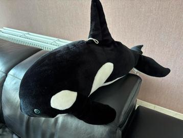 Grote pluche knuffel orka beschikbaar voor biedingen