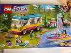 Lego Friends set 41681 Boscamper en zeilboot, Ophalen of Verzenden, Zo goed als nieuw, Complete set, Lego