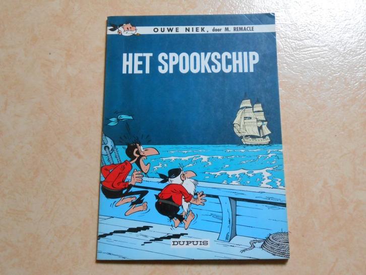 Ouwe Niek en Zwartbaard 10 Het spookschip 1967 1ste druk., Boeken, Stripverhalen, Zo goed als nieuw, Eén stripboek, Ophalen of Verzenden