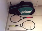 2 raquettes tennis et sac, Sport en Fitness, Gebruikt, Prince, Tas, Ophalen