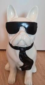 Beeld Franse Bulldog met stropdas, Antiek en Kunst, Ophalen