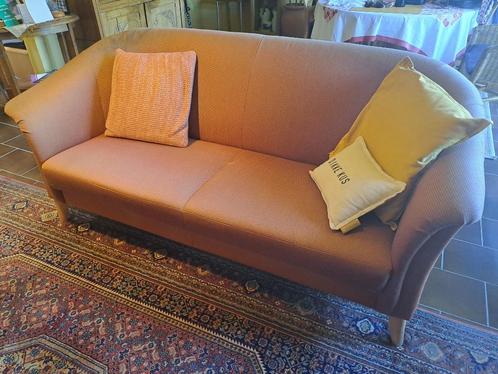 Zetel scandinavisch design herstoffeer-project, Huis en Inrichting, Zetels | Zetels, Gebruikt, Rechte bank, Driepersoons, 150 tot 200 cm