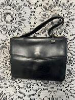 DELVAUX vintage zwarte leren tas, Ophalen of Verzenden, Zwart