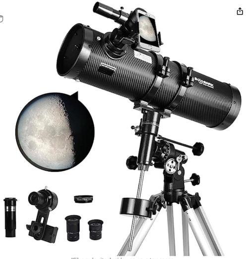 Telescoop, Audio, Tv en Foto, Optische apparatuur | Telescopen, Zo goed als nieuw, Spiegeltelescoop (reflector), 80 tot 200 mm
