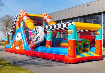 Springkasteel Comic Run te huur beschikbaar voor biedingen