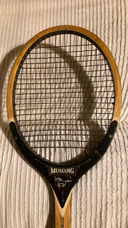 Vintage tennisracket vn Snauwaert, Sport en Fitness, Tennis, Gebruikt, Racket, Ophalen of Verzenden