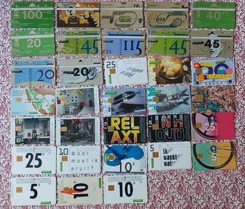 33 cartes téléphoniques Pays-Bas, Enlèvement ou Envoi
