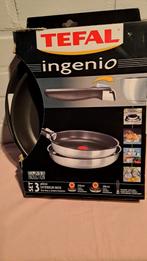 Set braadpannen (2) met afneembare handgreep. Tefal., Nieuw, Inox, Ophalen