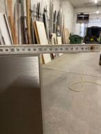 Inox salontafel 110x110 h30 cm, Ophalen, Vierkant, Metaal, Modern