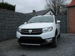 dacia sandero stepway + benzine, Auto's, Dacia, Voorwielaandrijving, Euro 5, Stof, Zwart