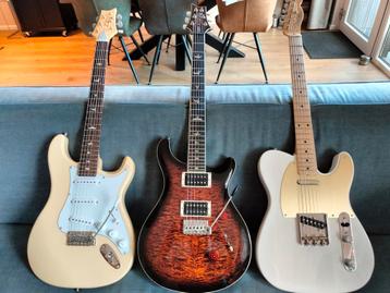 Fender Tele, PRS SE Silver Sky en/of PRS SE 24 Custom  beschikbaar voor biedingen