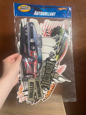3 Hot Wheels auto deco muurstickers beschikbaar voor biedingen
