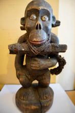 Statue africaine singe Bulu Cameroun, Antiquités & Art, Enlèvement ou Envoi