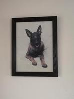 Kader – zwart hout met glas - 35 x45 cm, Ophalen of Verzenden, Hout