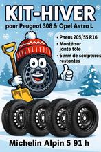Winterset, winterbanden Peugot 308, Opel Astra, 16 inch, Banden en Velgen, Personenwagen, Gereviseerd