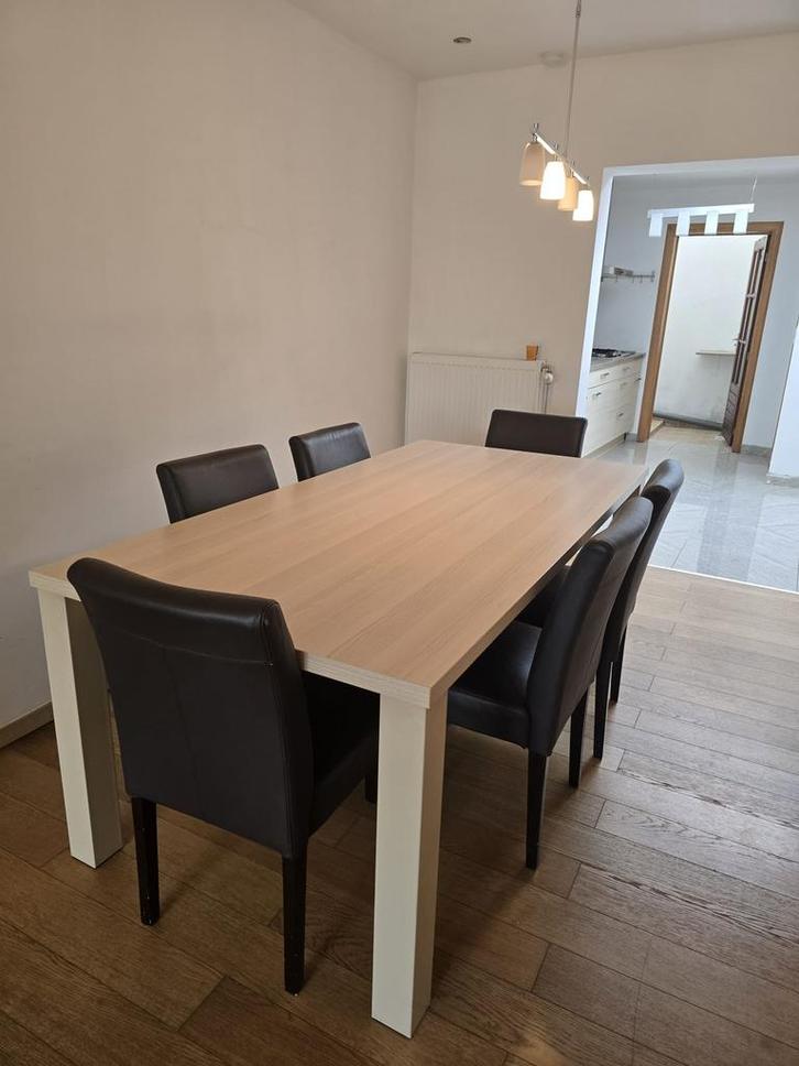 Eettafel Eggo 2m x 1m x 80 cm, Huis en Inrichting, Tafels | Eettafels, Zo goed als nieuw, 50 tot 100 cm, 150 tot 200 cm, Vijf personen of meer