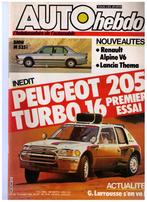 Auto hebdo nr445 (11/84), Alpine V6 BMW  M535i, Lancia Thema, BMW, Utilisé, Enlèvement ou Envoi, Collectif