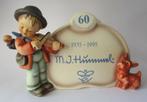 M I Humm:767-Puppy Love-TMK-7 Plaque 60º Anniversary-Excell., Collections, Statues & Figurines, Comme neuf, Envoi, Hummel