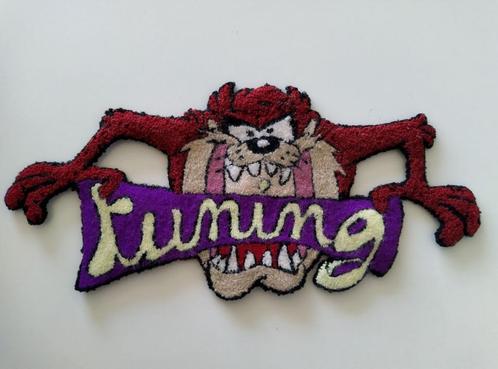 Vintage Ecusson / Patch / Shield - Tasmanian Devil Tuning, Collections, Vêtements & Patrons, Comme neuf, Autres types, Enlèvement ou Envoi