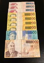 9 stuks - 2600 francs - gratis verzenden, Ophalen of Verzenden