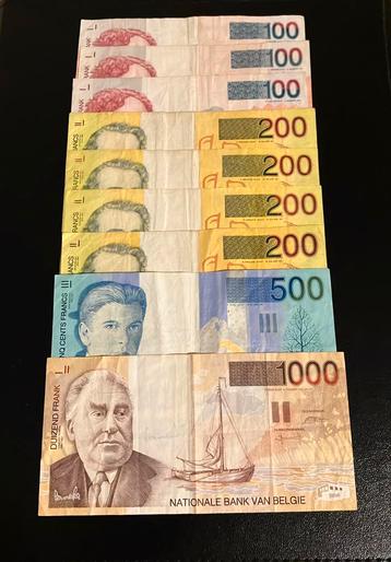 9 stuks - 2600 francs - gratis verzenden beschikbaar voor biedingen