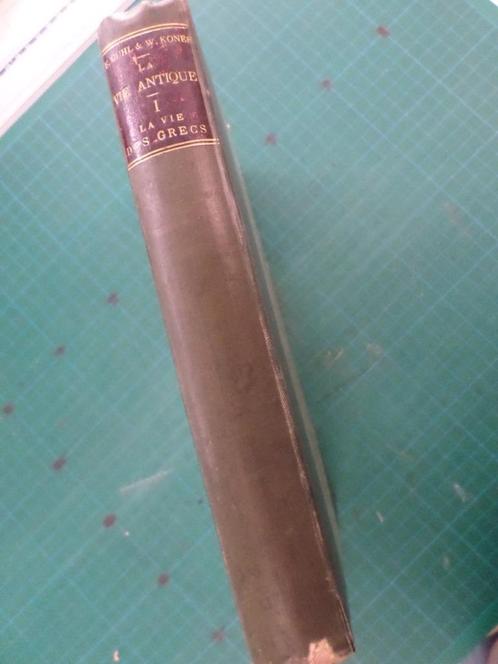 La vie antique – la vie des Grecs – 1884 – 435 pages, Boeken, Kunst en Cultuur | Architectuur, Gelezen, Overige onderwerpen, Ophalen of Verzenden