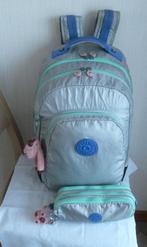 Kipling sac argenté 7 à 77 ans + triple plumier + singes, 25 à 40 cm, Kipling, Enlèvement ou Envoi, Étanche