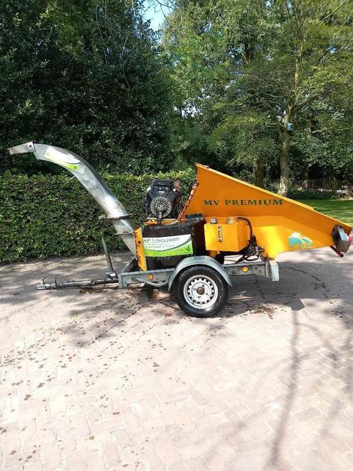 Professionele hakselaar, Tuin en Terras, Hakselaars, Gebruikt, Benzine, Ophalen