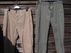 Same lot broek w36/l30 strechslim beige+licht kaki, Maat 48/50 (M), Beige, Ophalen of Verzenden, Zo goed als nieuw