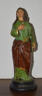 St Apollonia van Alexandrië 32 cm, Antiek en Kunst, Ophalen of Verzenden
