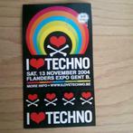 I LOVE TECHNO 2004, Collections, Comme neuf, Envoi