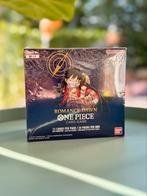 1st print One Piece Romance Dawn blue botton booster box, Ophalen of Verzenden, Nieuw, Boosterbox