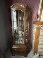 Vitrine kast, Huis en Inrichting, Kasten | Vitrinekasten, Ophalen, Glas, 50 tot 100 cm, Zo goed als nieuw