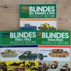 Lot 3 vol Blindés Profils et histoire série complète TBE, Ophalen of Verzenden, Landmacht