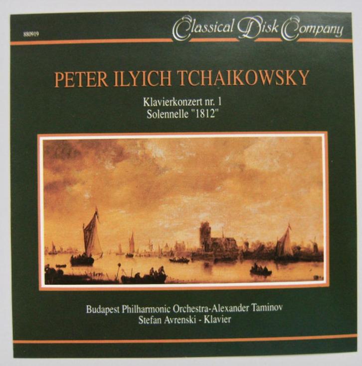 Tchaikovsky - Klavierkonzert Nr. 1 - Solennelle "1812" - CD, Cd's en Dvd's, Cd's | Klassiek, Ophalen of Verzenden
