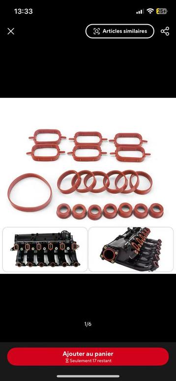 Joint de collecteur bmw e46 320ci 6 cylindres  beschikbaar voor biedingen