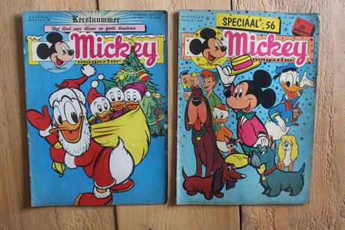 Mickey weekblad 70-tal stuks 1954-1958 Walt Disney, Livres, BD, Utilisé, Plusieurs BD, Enlèvement ou Envoi