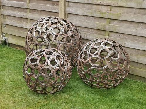 Hoefijzer bollen, Tuin en Terras, Tuinbeelden, Nieuw, Overige typen, Metaal, Ophalen of Verzenden