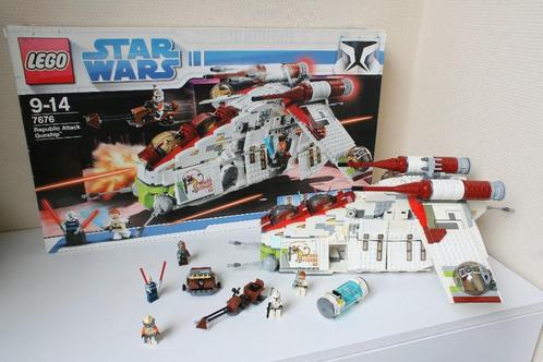 LEGO Star Wars Republic Attack Gunship - 7676, Kinderen en Baby's, Speelgoed | Duplo en Lego, Gebruikt, Lego, Complete set, Ophalen