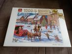 Puzzle King 1000 pièces - Vacances de Noël, Hobby & Loisirs créatifs, 500 à 1500 pièces, Puzzle, Utilisé, Enlèvement ou Envoi