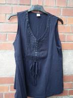Blouse voor dames. Maat XL. Marineblauwe kleur (M&S-modus), M&S mode, Maat 46/48 (XL) of groter, Gedragen, Verzenden