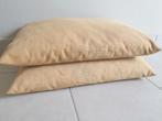 2 stevige gele kussens zonder rits L 47 x B 34 x D 10cm, Enlèvement