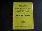 Werkplaatsboek Nissan/ Datsun automatische wisselbak, Ophalen of Verzenden