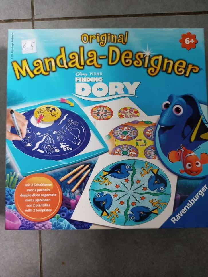 knutselen - mandala Dory, Kinderen en Baby's, Speelgoed | Educatief en Creatief, Gebruikt, Knutselen, Ophalen of Verzenden
