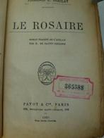 Le rosaire Florence L. Barclay Payot Paris 365588 B 1923, Verzenden, Florence L. Barclay