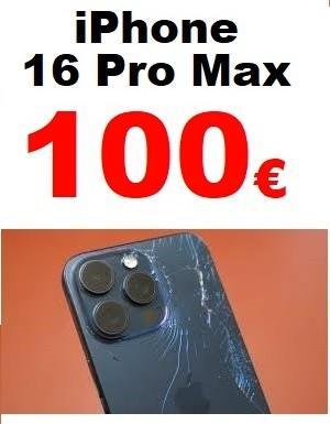 Remplacement vitre arrière iPhone 16 Pro Max pas cher 100€, Telecommunicatie, Mobiele telefoons | Toebehoren en Onderdelen, Apple iPhone