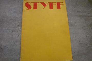 STYFF ALS GENADELOOS MAGAZINE ONDER DE  AUSPICIEN VAN....... beschikbaar voor biedingen
