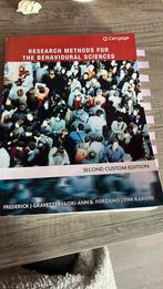 Research methods for the behavioural sciences, Boeken, Psychologie, Ophalen of Verzenden, Zo goed als nieuw, Klinische psychologie
